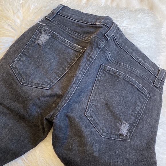 Current Elliott black ripped skinny jeans size 24 - Picture 6 of 6
